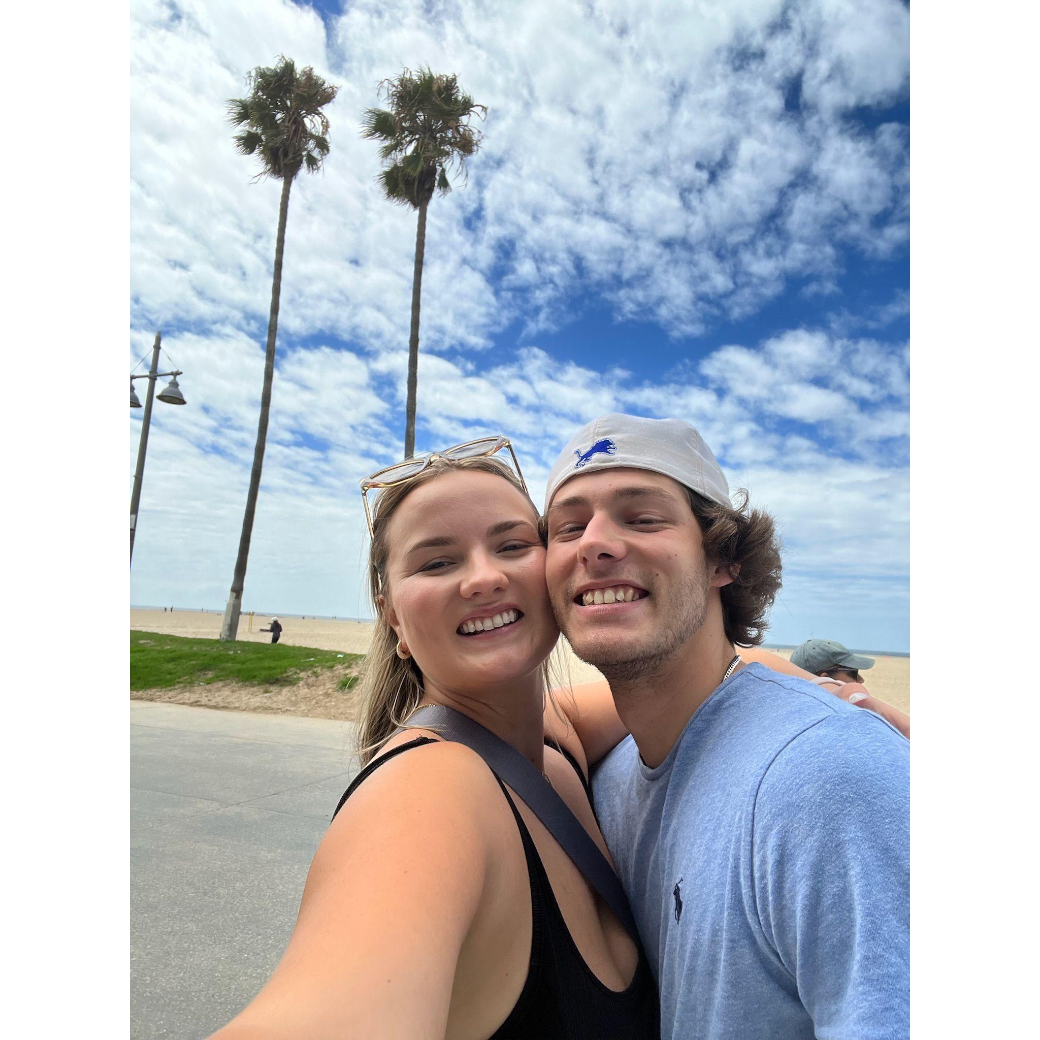 Blue skies in LA