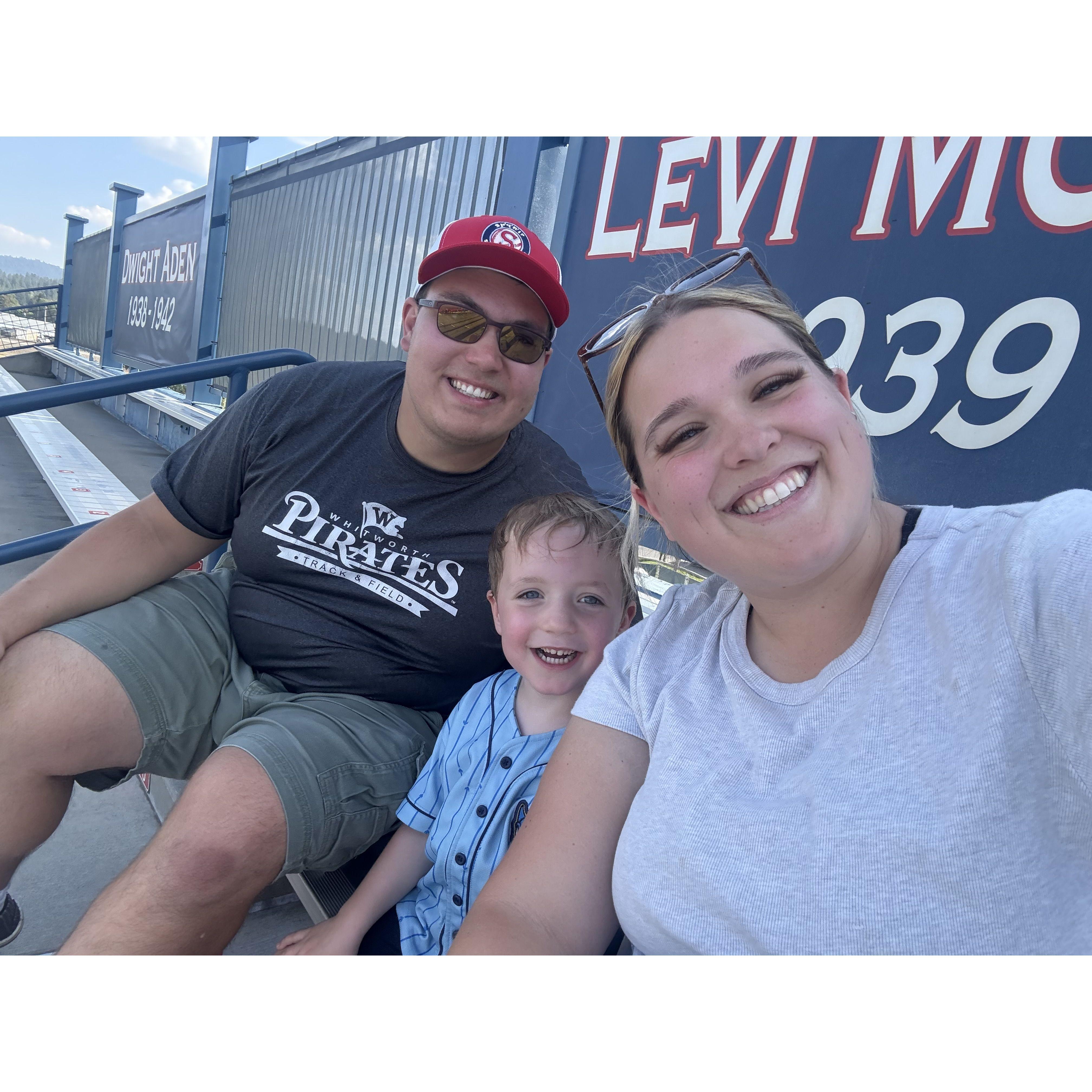 The time we took our nephew to see Bluey at the Spokane Chiefs.