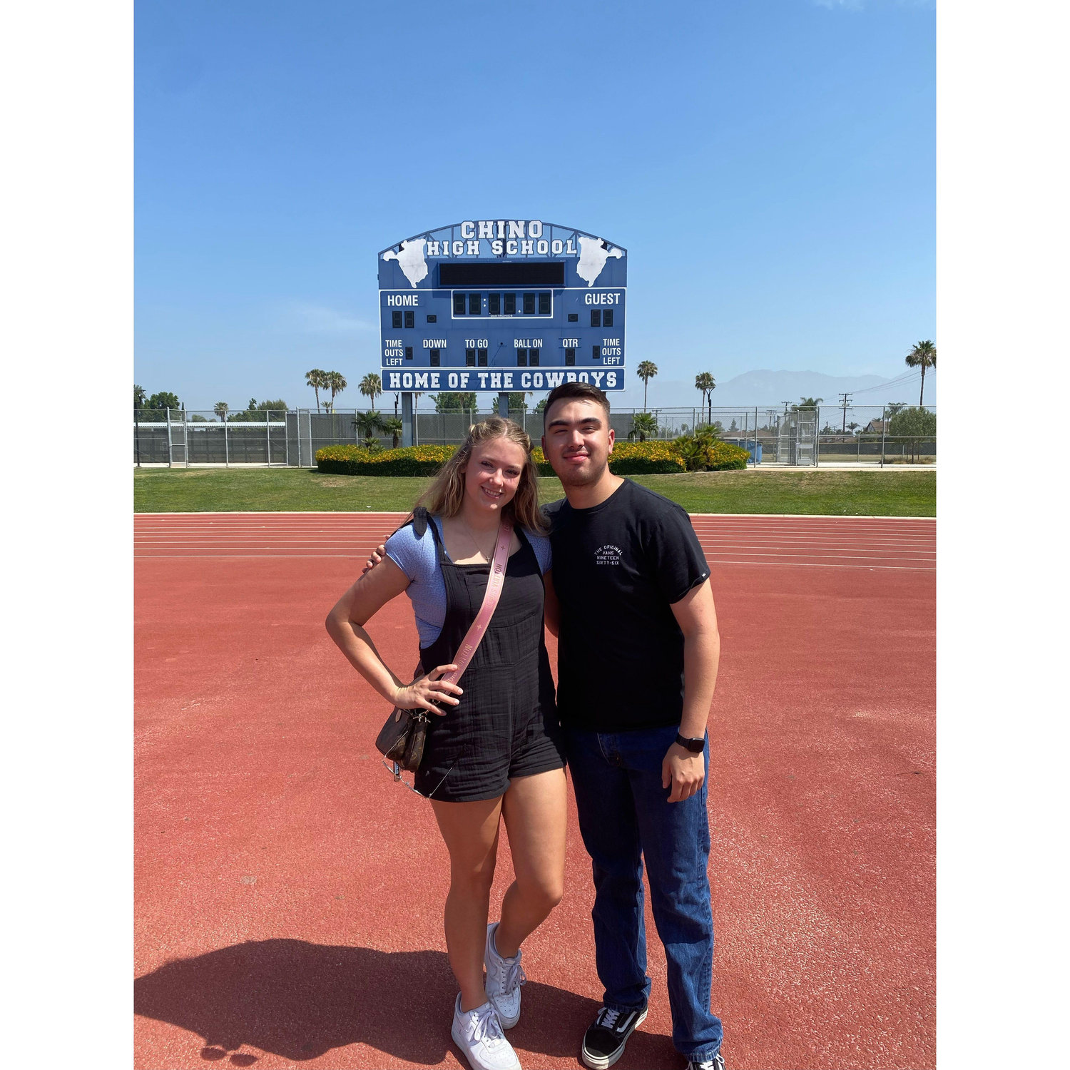 2022 At our High School where we graduated/starting dating at!