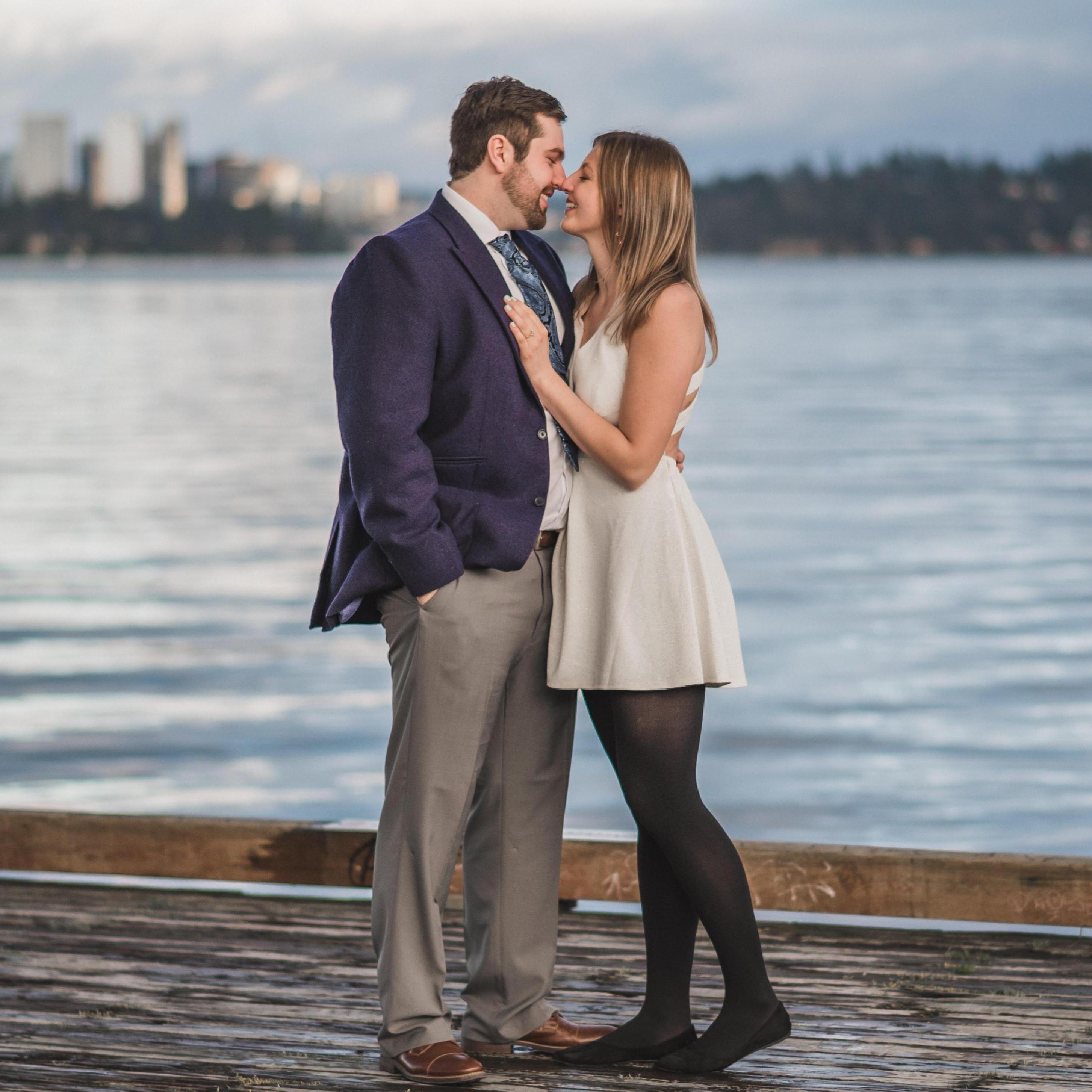From our engagement in Leschi on Lake Washington