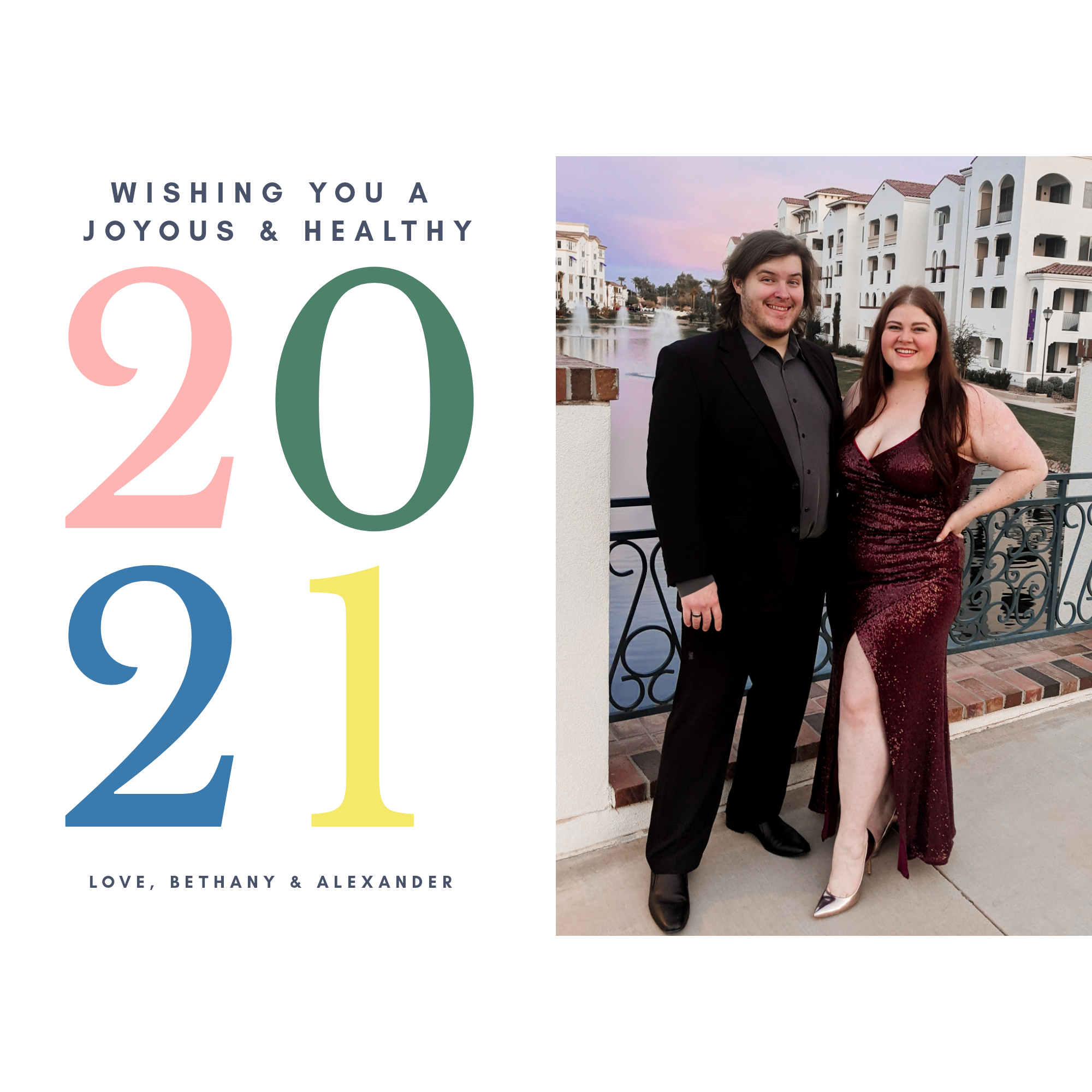 New Year's Card 2021 - December 31st, 2020