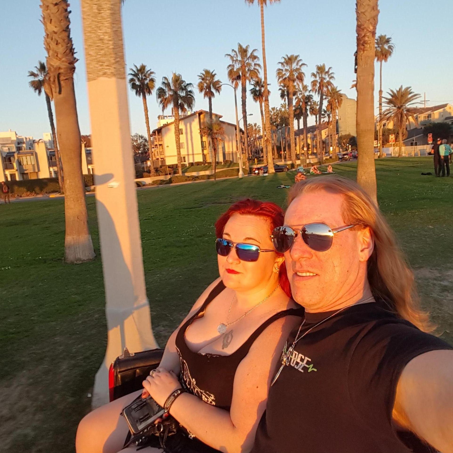 Sunset Pedi-Cab ride down Venice Beach 2017
