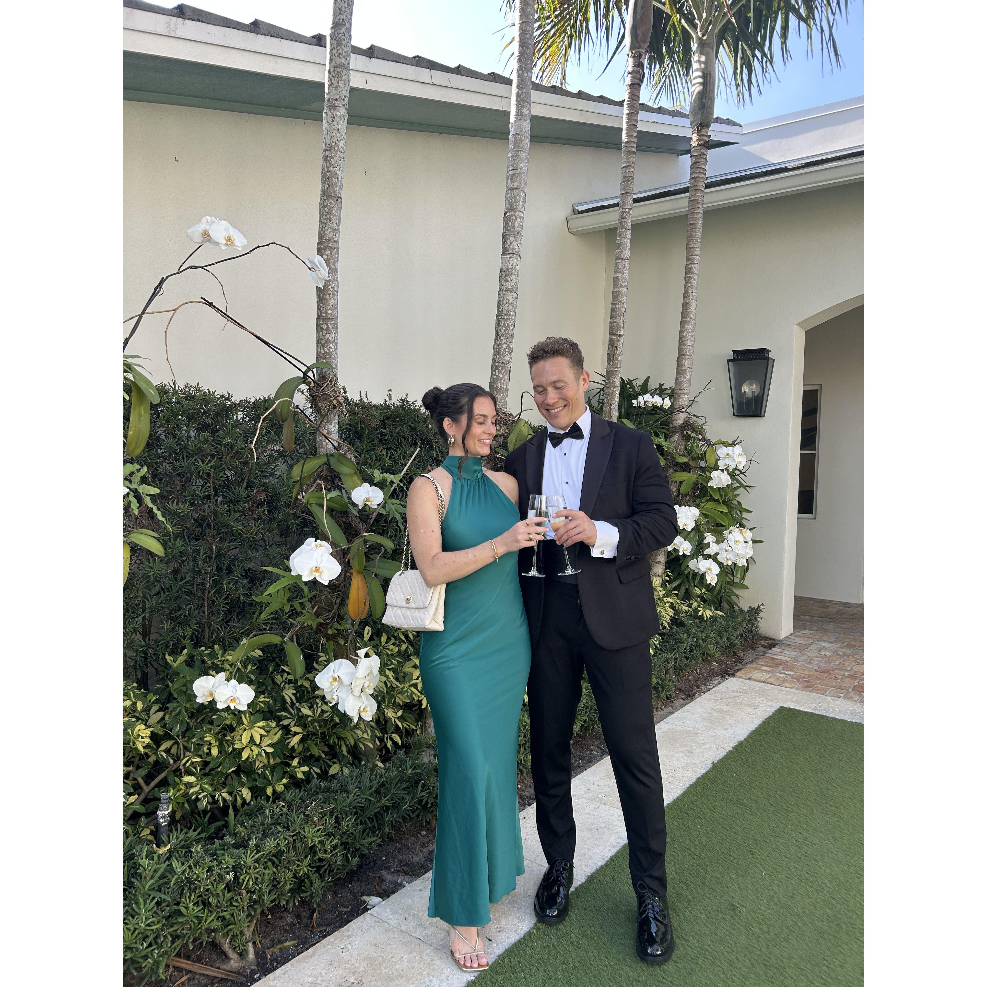 Watching Caroline and Harrison tie the knot