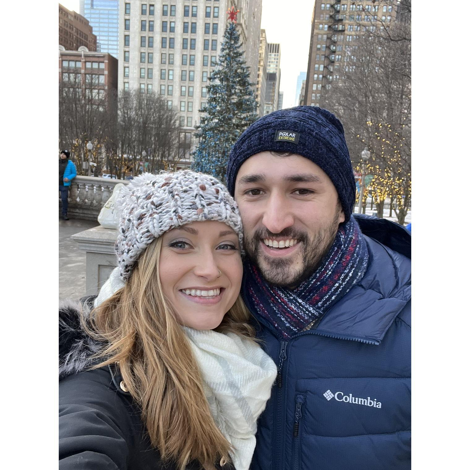 Danny's first time in Chicago, where Alyssa is from (ish)
