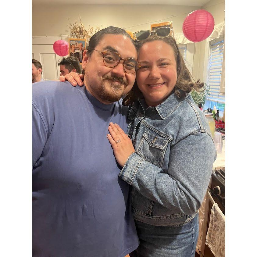 Our friends threw us an amazing engagement party!