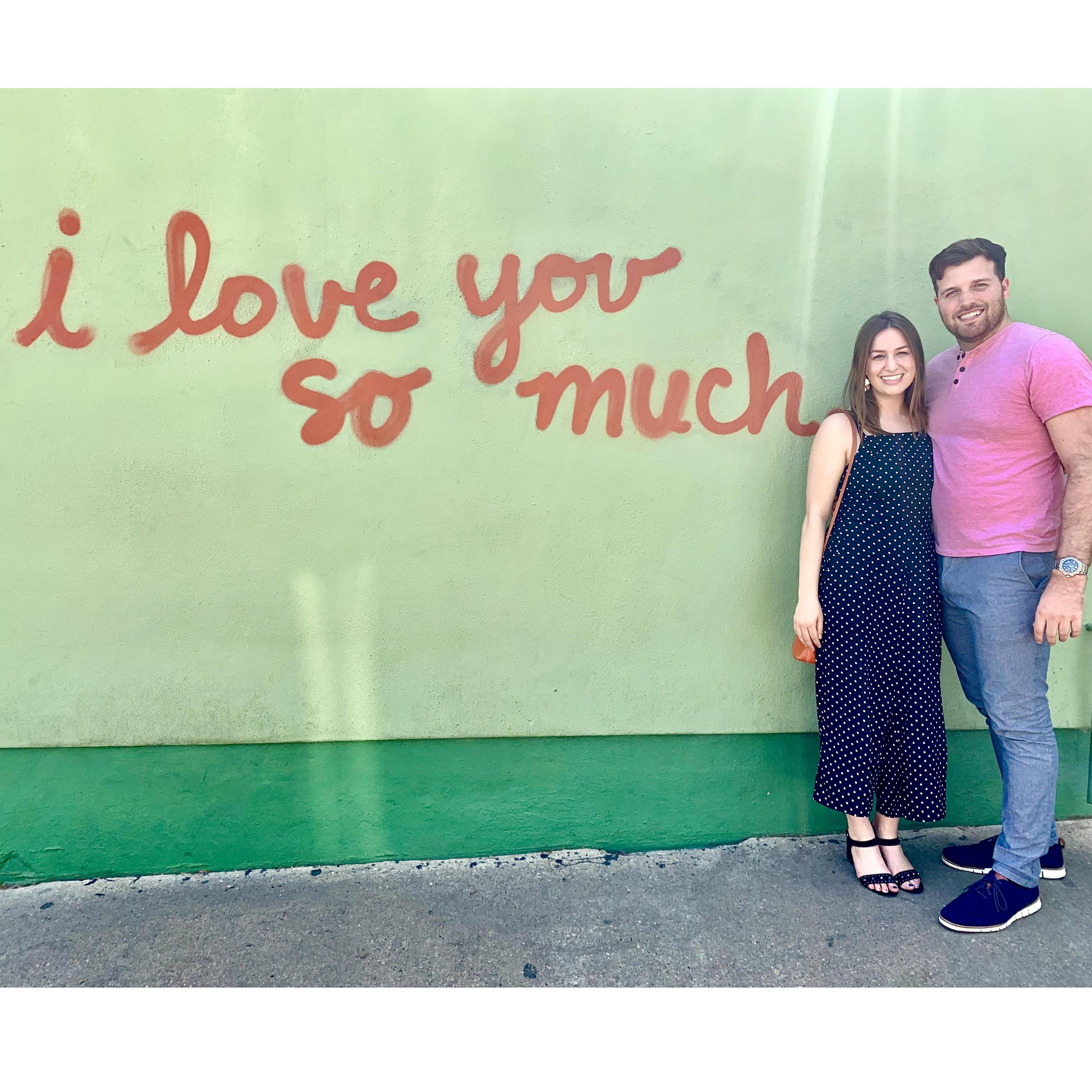 Austin, TX. Right outside Jo's Coffee.