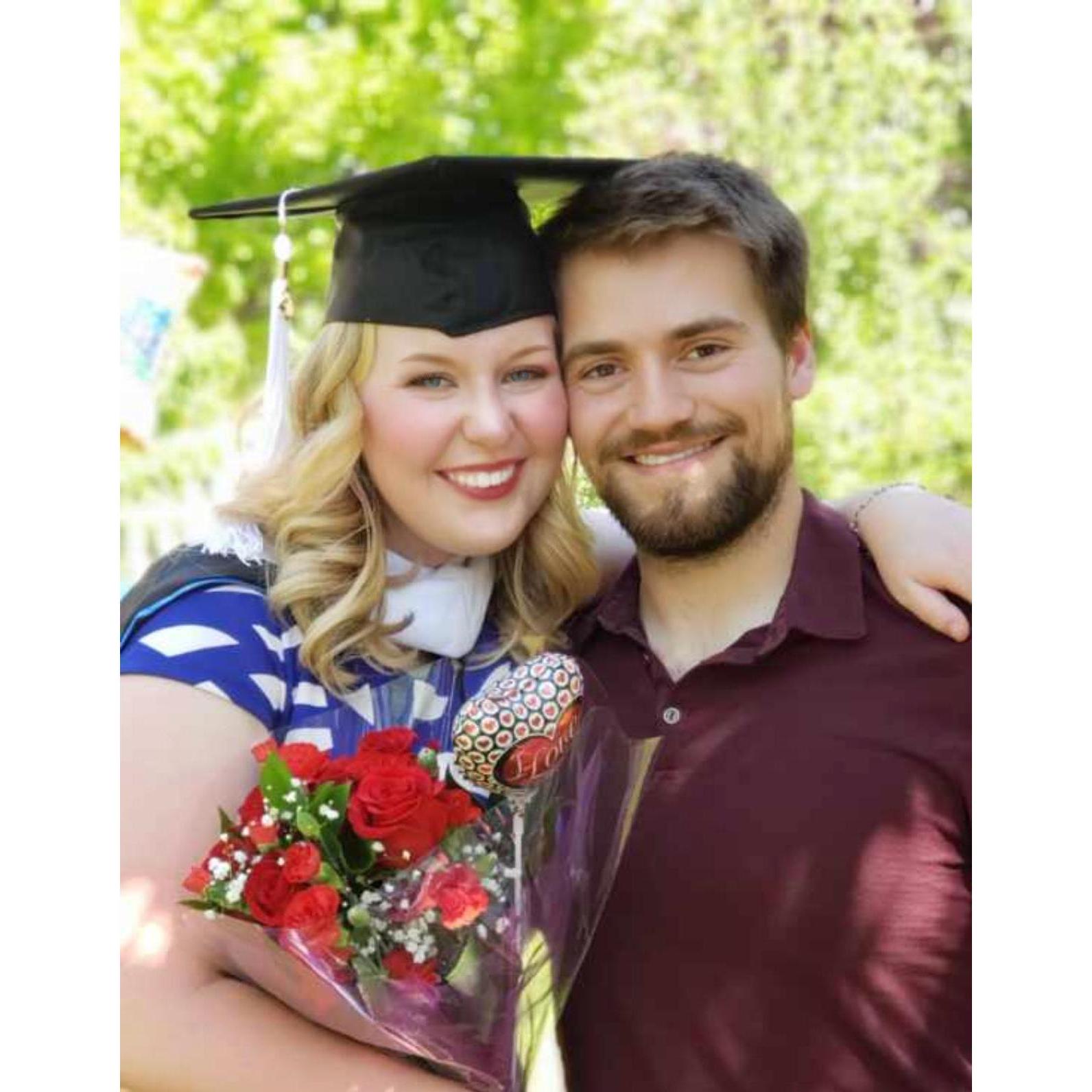 M.A. graduation day (2020)