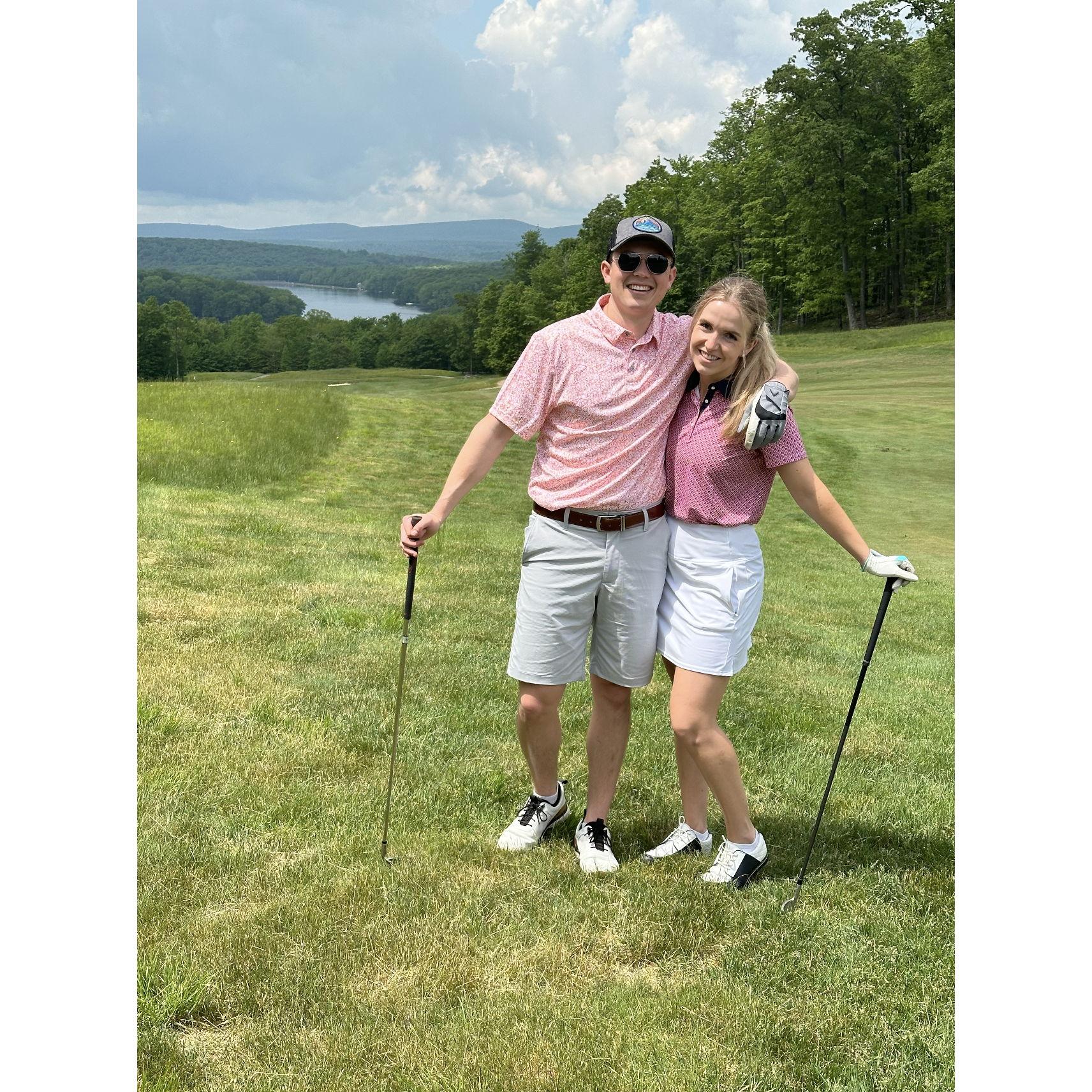 Our most recent hobby (losing golf balls). Deep Creek, MD trip with friends for Memorial Day Weekend 2024 (Shout out Caste).