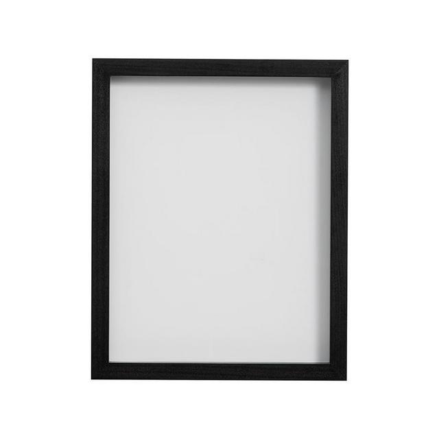 Floating Wood Gallery Frame, 11x14 (12x15 overall) - Black