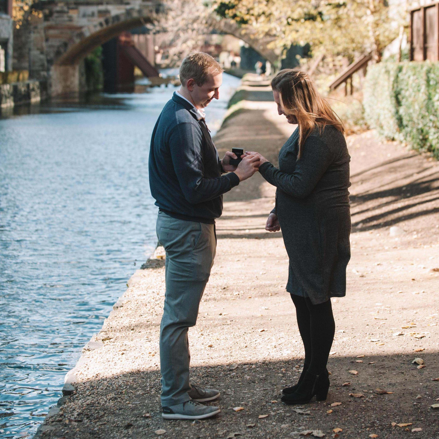 November 2021: Kevin proposed to Terra in Georgetown!