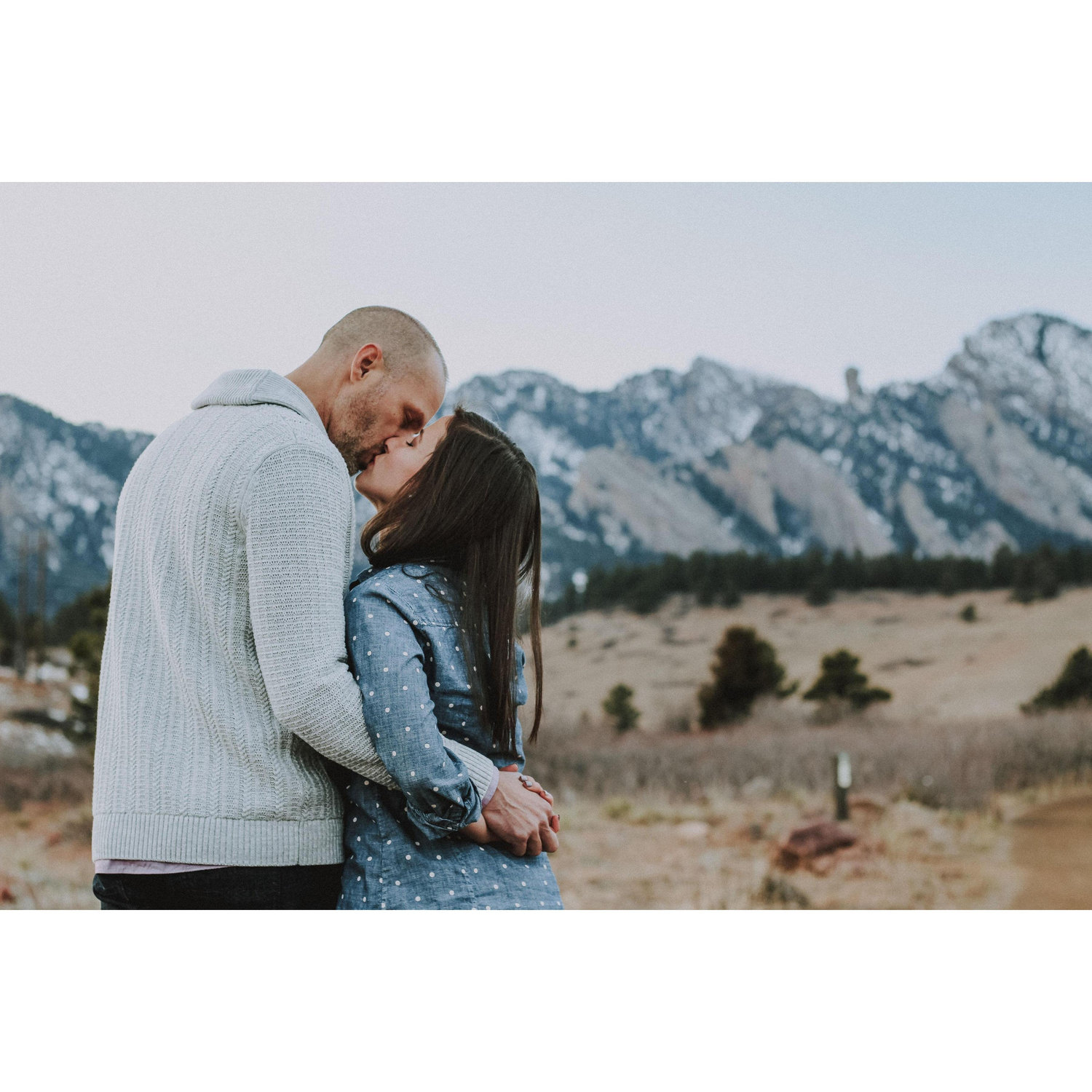 Engagement photo by Lindsay Haftner Photography in January, 2019.