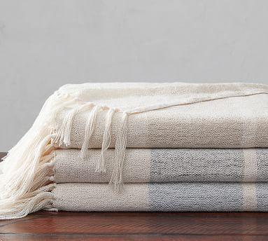 Avah Eco-Friendly Striped Indoor/Outdoor Throw