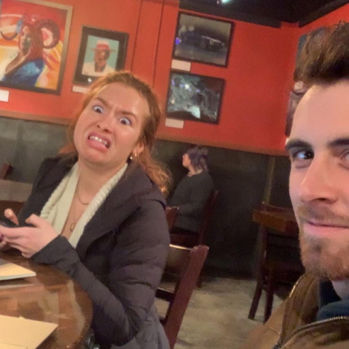 Kayla’s face the whole time she was studying for her CPA exams. Robby even wanted to date her through this phase.