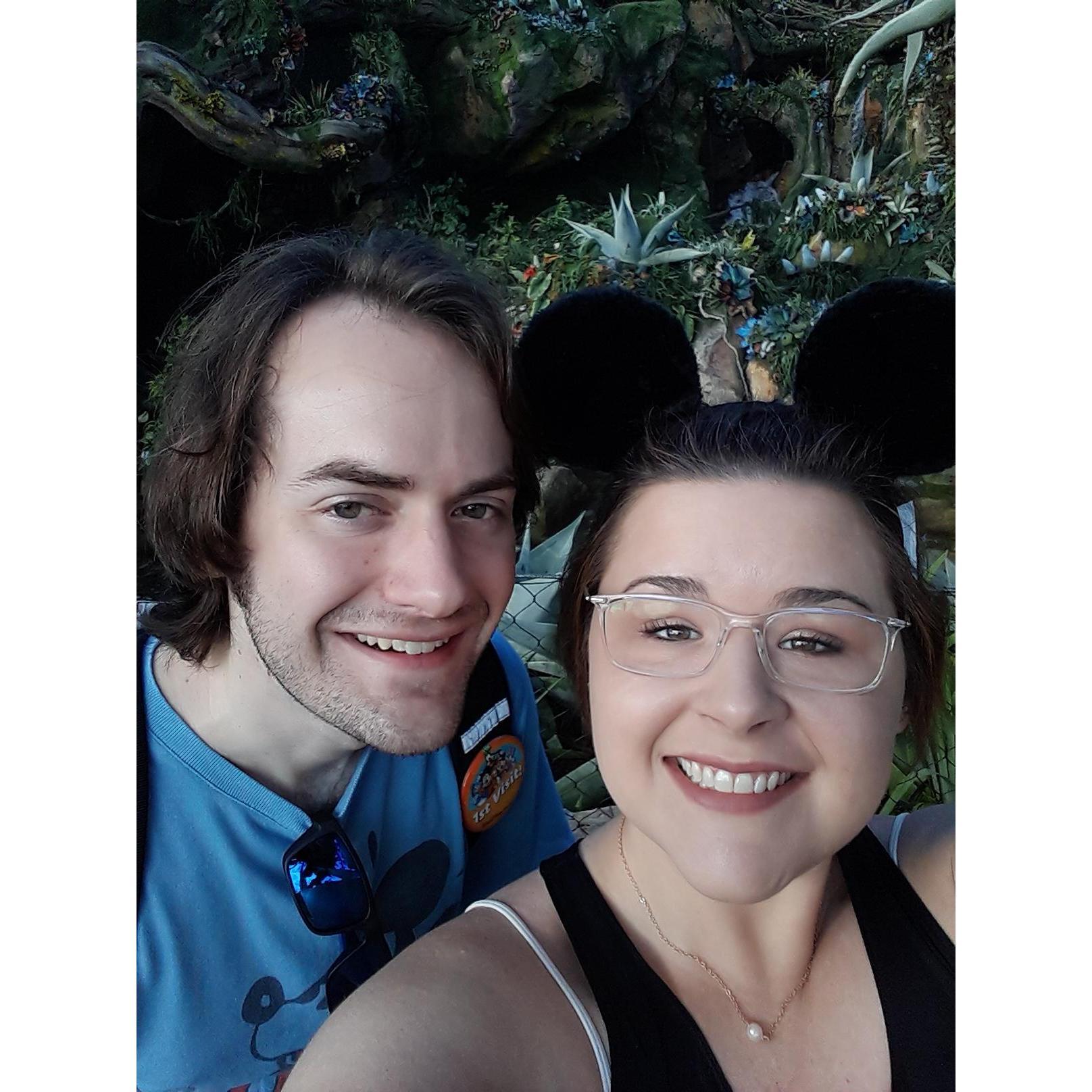 Tyler let me drag him to Disney World!