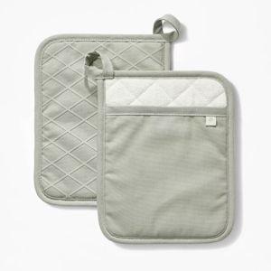2pk Potholder Sage Green - Figmint™