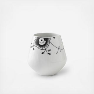 Black Fluted Mega Vase