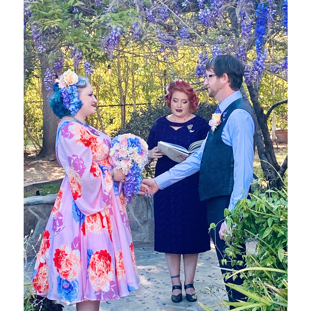 Married on 4-3-21 - officiated by Elisa Teague and photographed by Justin Davidson Photography!