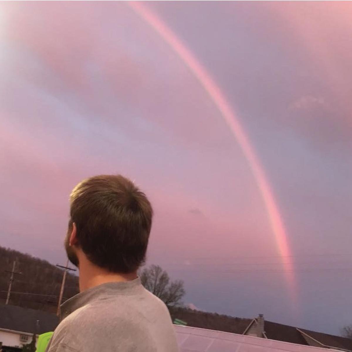 A rainbow on our first date!