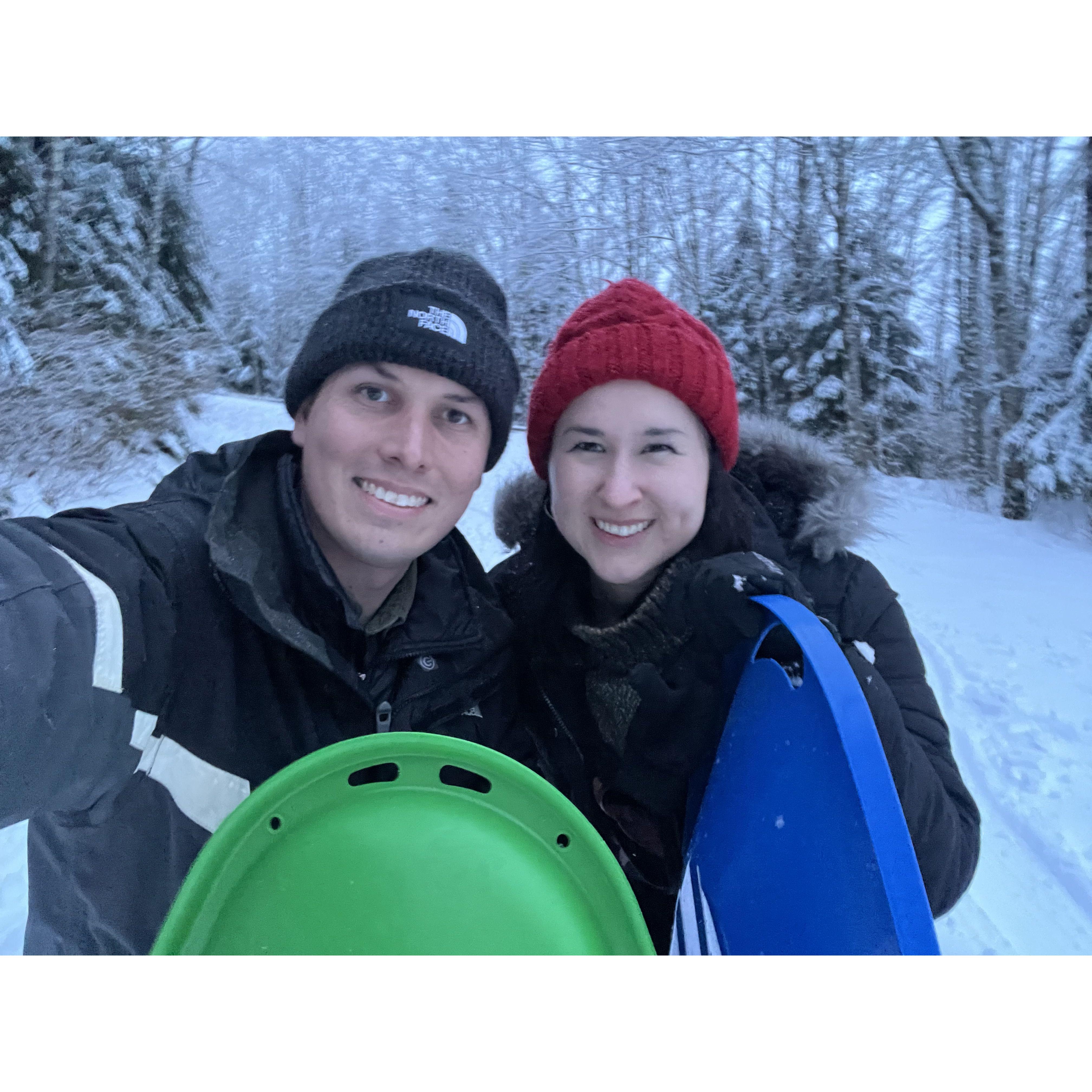 Sledding adventures