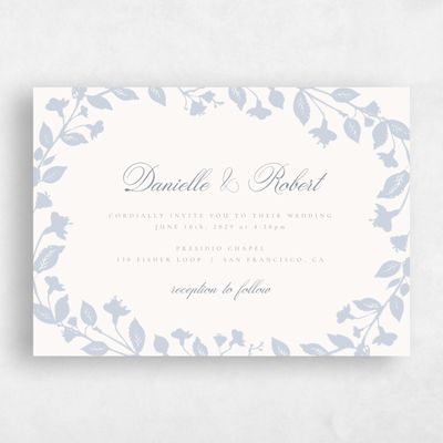 Beige Landscape Wedding Invitation - Fawn Landscape
