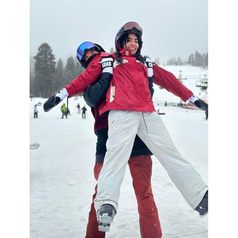 First skiing trip together