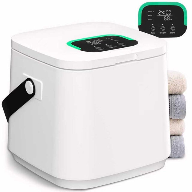 WEILAlANTIAN Towel Warmer,Towel Warmers for Bathroom with Timer & Child Lock, Electric Bathroom Warmer for Towels, Robes, and Blankets, Adjustable Heat Settings (20/40/60Mins)
