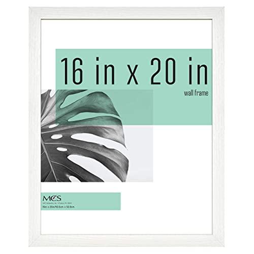 MCS Industries Studio Gallery Frames, 16x20 in, White Woodgrain
