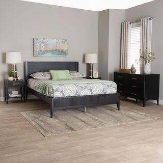 Primrose Mid-Century Fluted 4-Piece Bedroom Set
