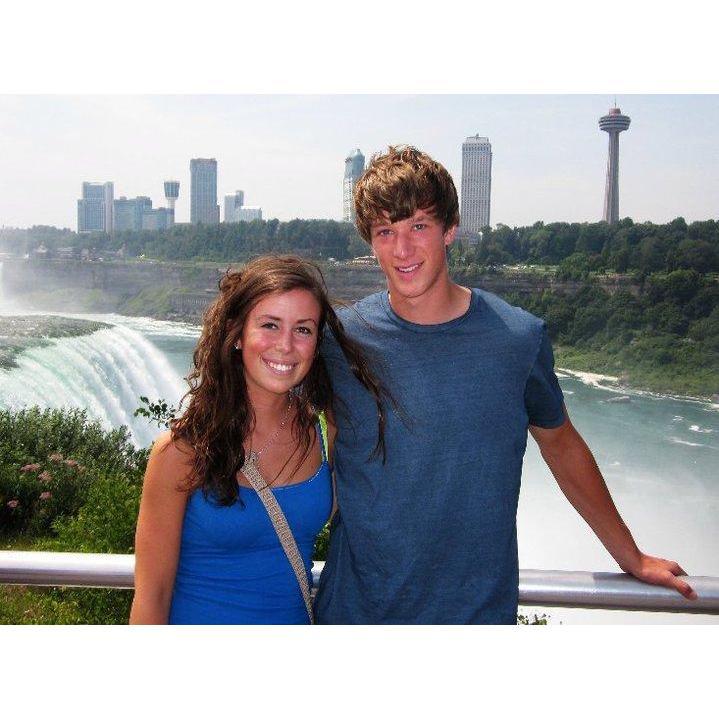 One of our very first photos together, Niagara Falls around 2010!