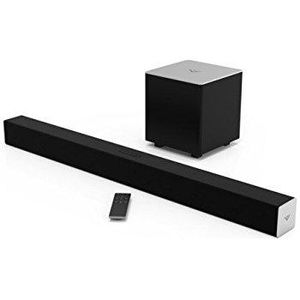 Sound Bar, Bluetooth Soundbar Audio TV Speaker - Wired and Wireless Connection, 29.5-Inches 2.0 Channel Home Theatre Sound System with 50 Watts Speakers, AUX/Optical/USB/BT Input Modes