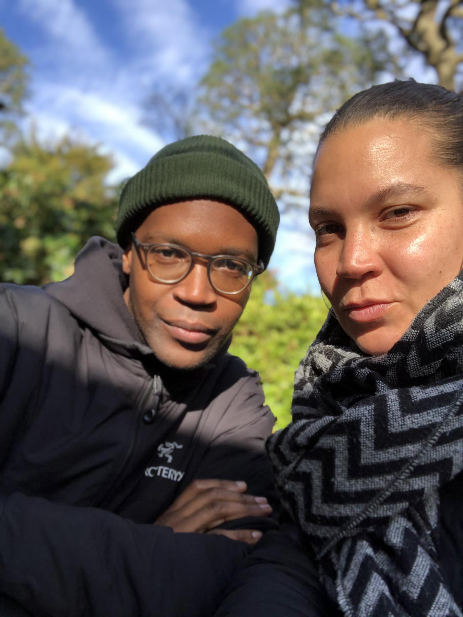 Serving fierce lewks alongside our green tea at Golden Gate Park in SF