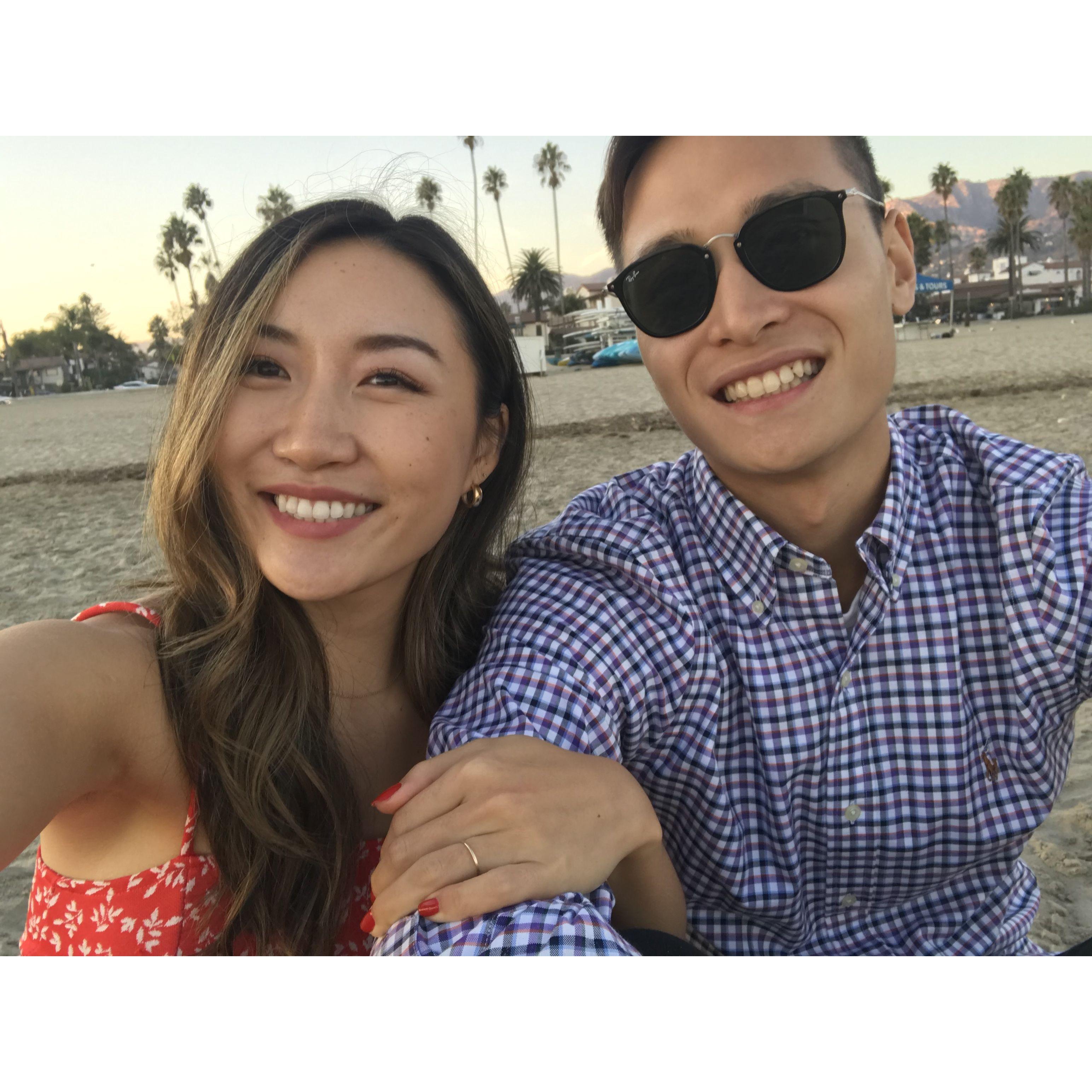 Our first little roadtrip to Santa Barbara together
