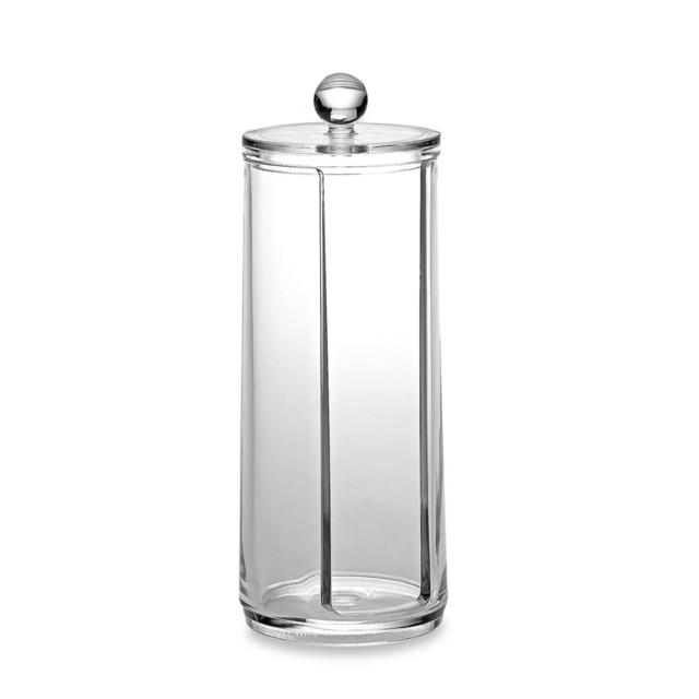 Home Basics® Cosmetic Pad Holder in Clear
