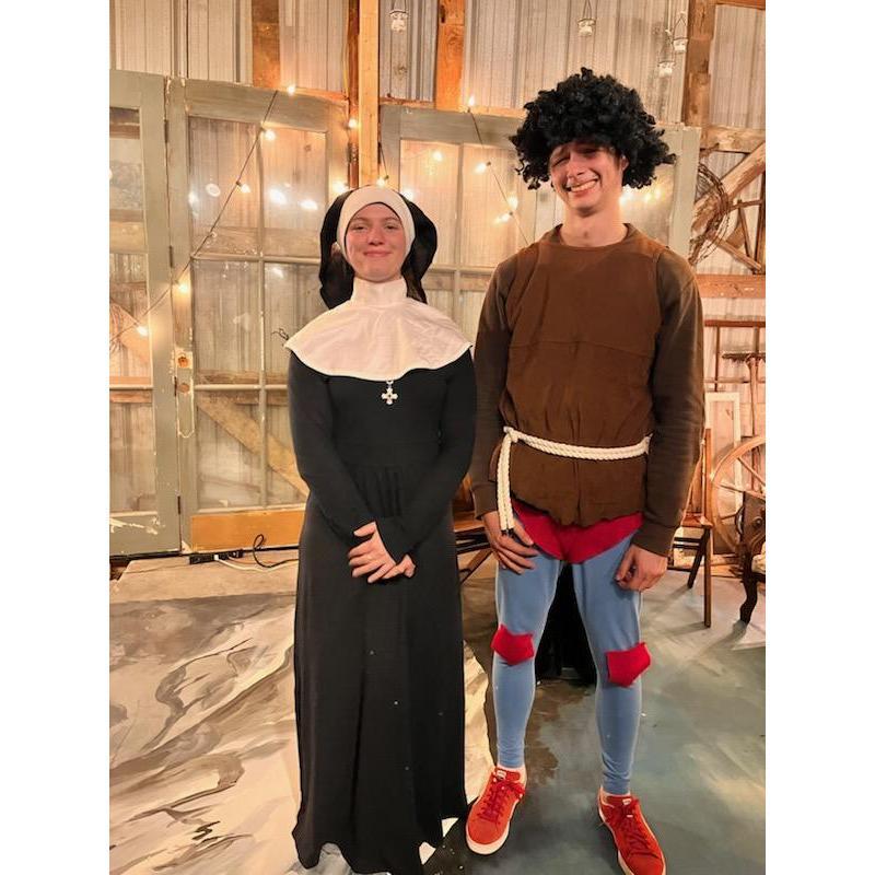 When we went as Nacho and Encarnacion to the New College costume party. We crushed the competition.