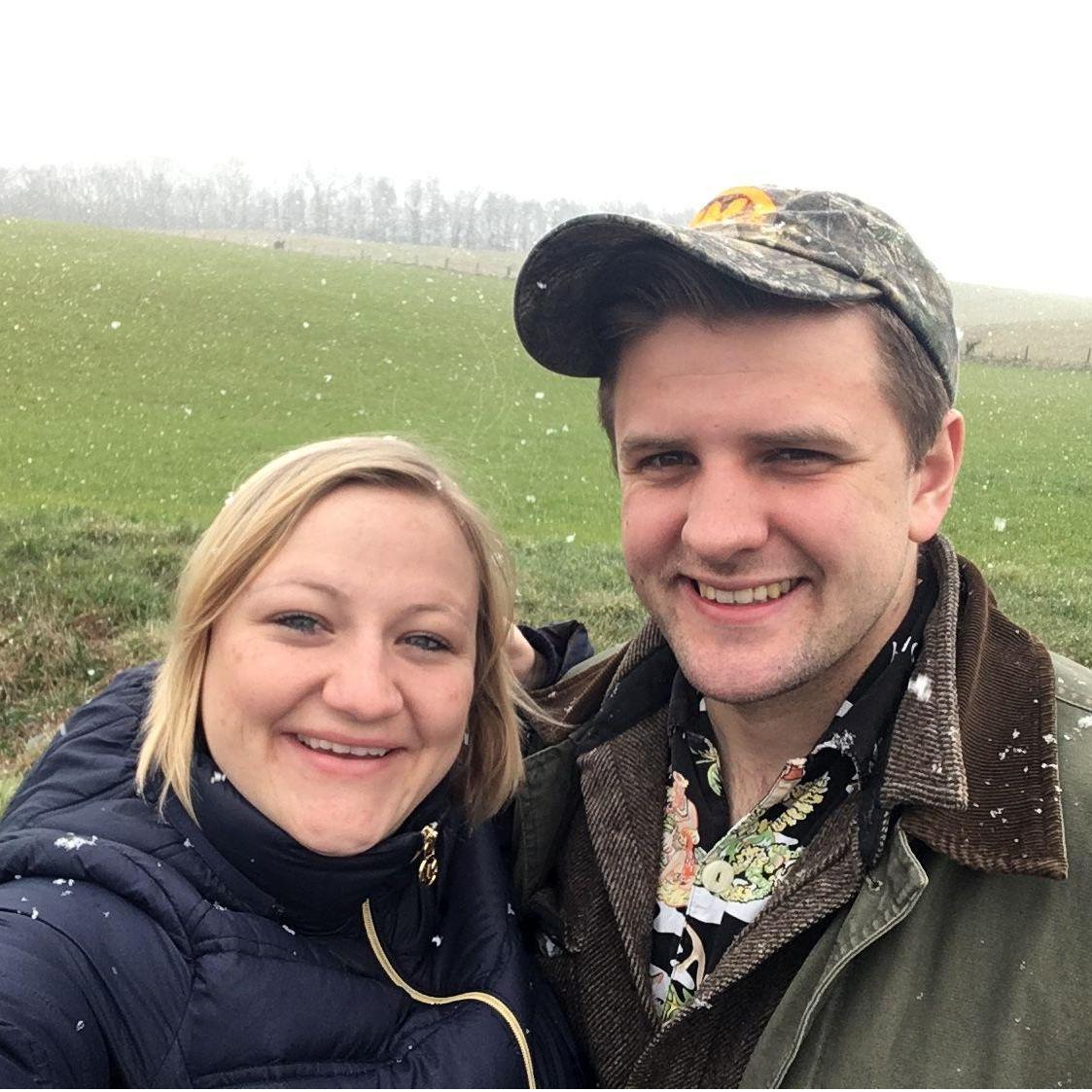 Snow storm for Audra's birthday at Draper cabin