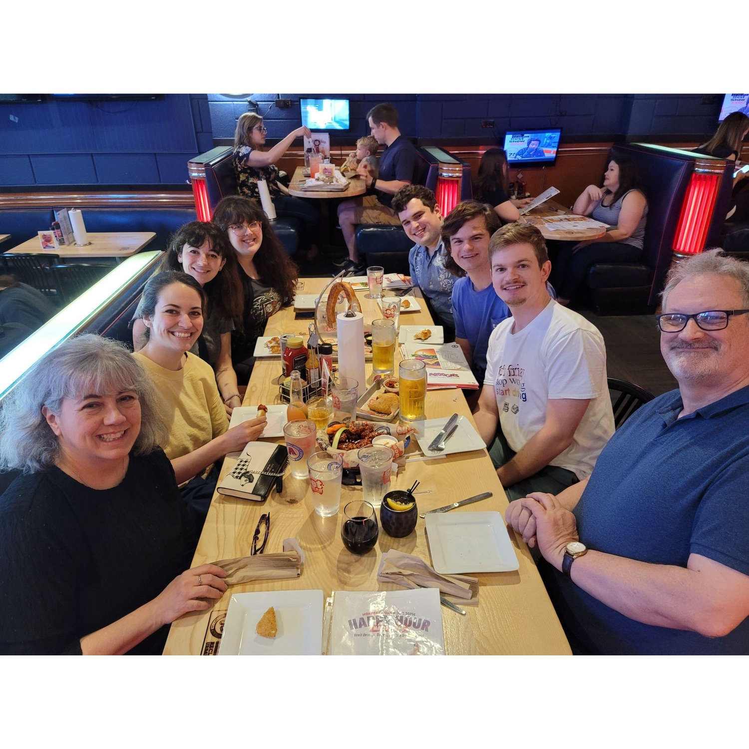 Mary's PhD commencement was celebrated in Hershey, PA with family
