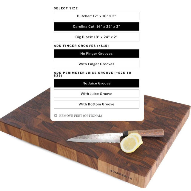 Walnut End Grain Cutting Board