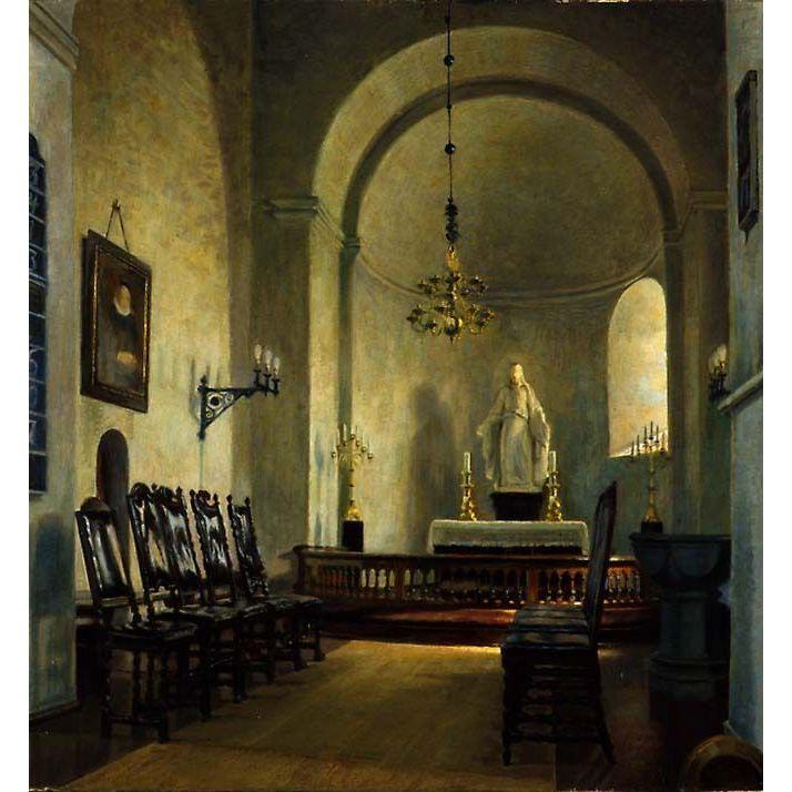 The Choir in the Gamle Aker Church in Oslo, Juliane Langberg via National Museum of Art, Architecture and Design