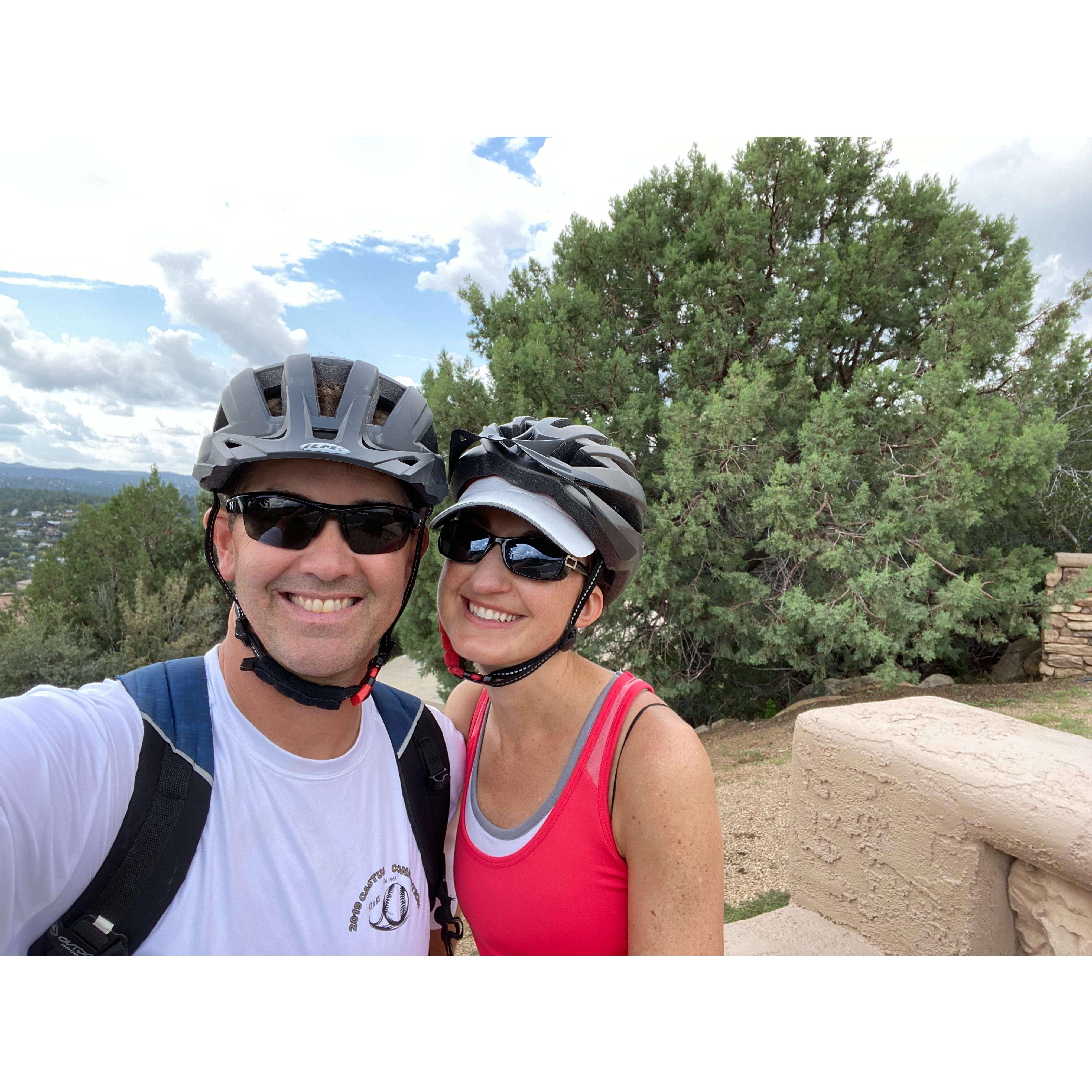Biking around Prescott