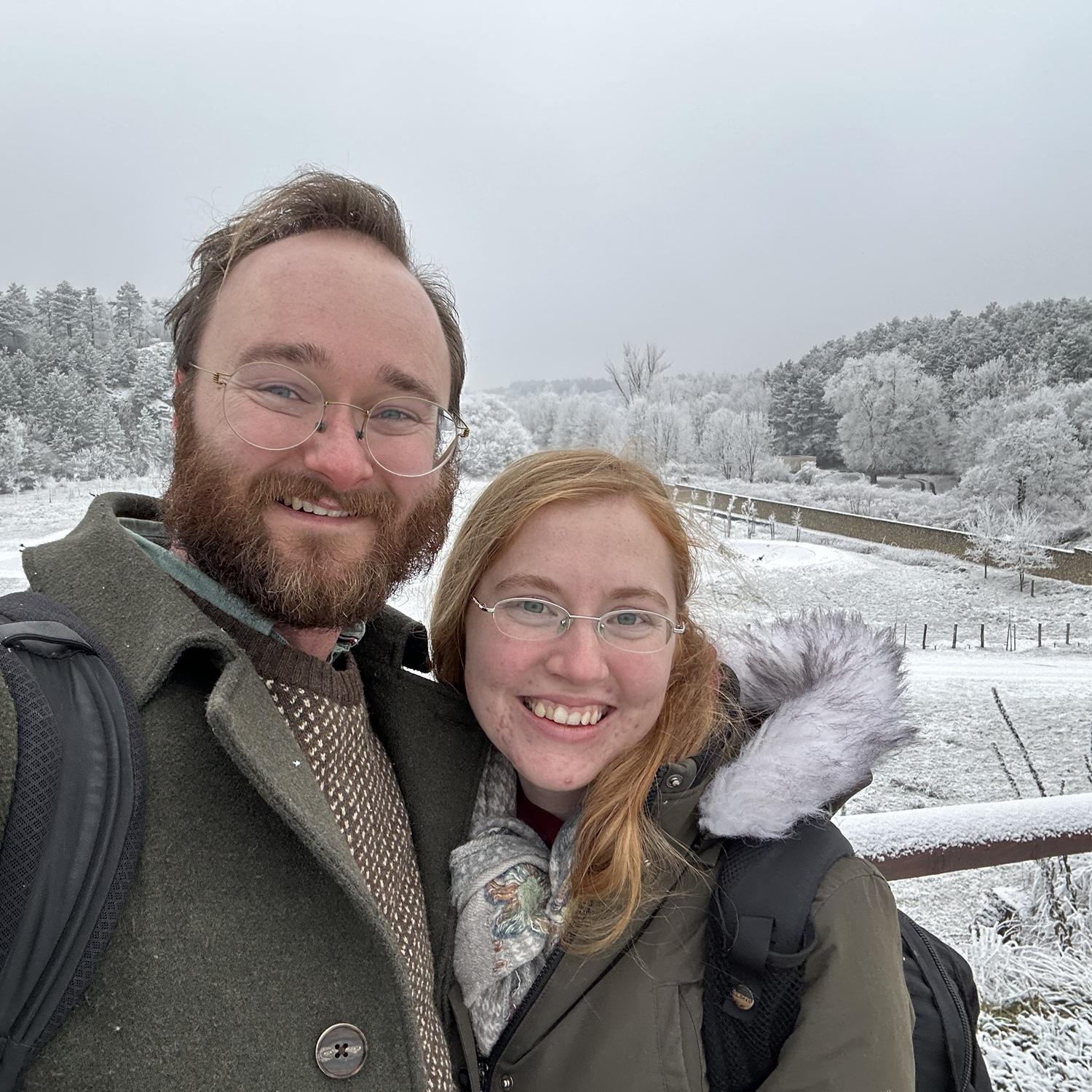 A White New Year's Day in Veszprém