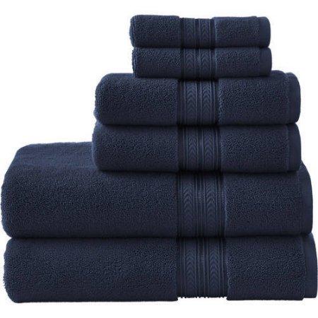 BHG THICK AND PLUSH SOLID 6 PC SET TOWEL