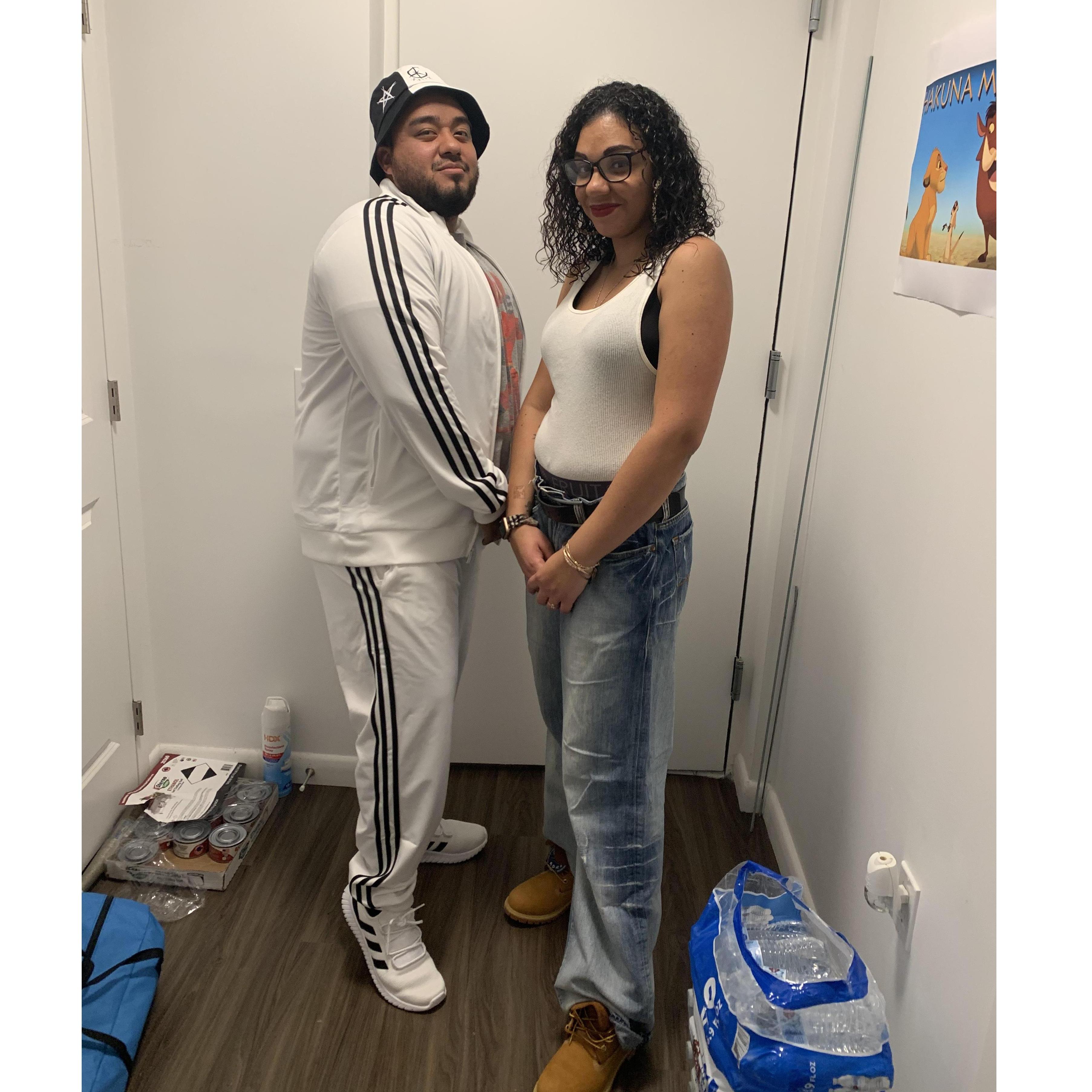 Our first 90's party lol !!