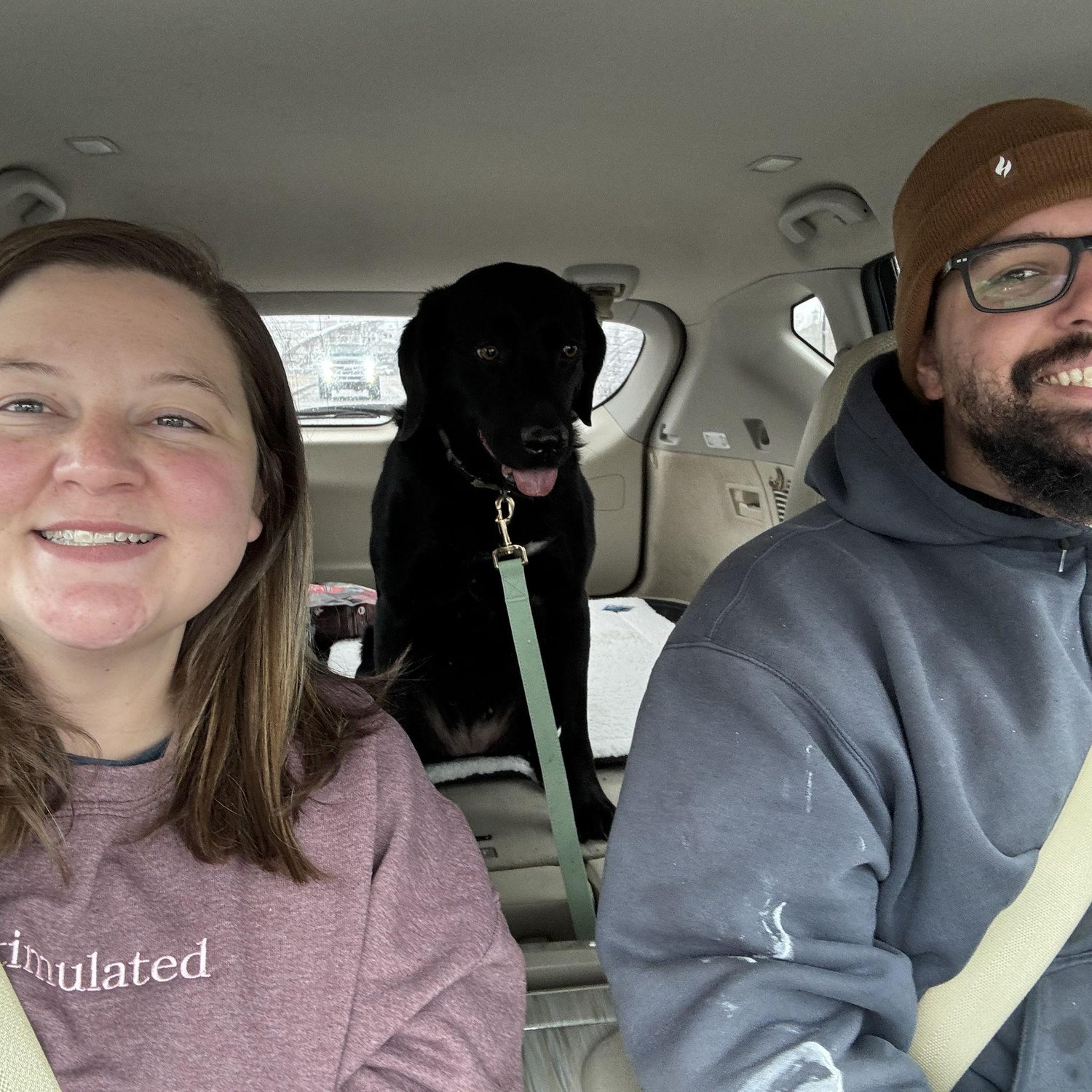 Right after we got our Mila girl!