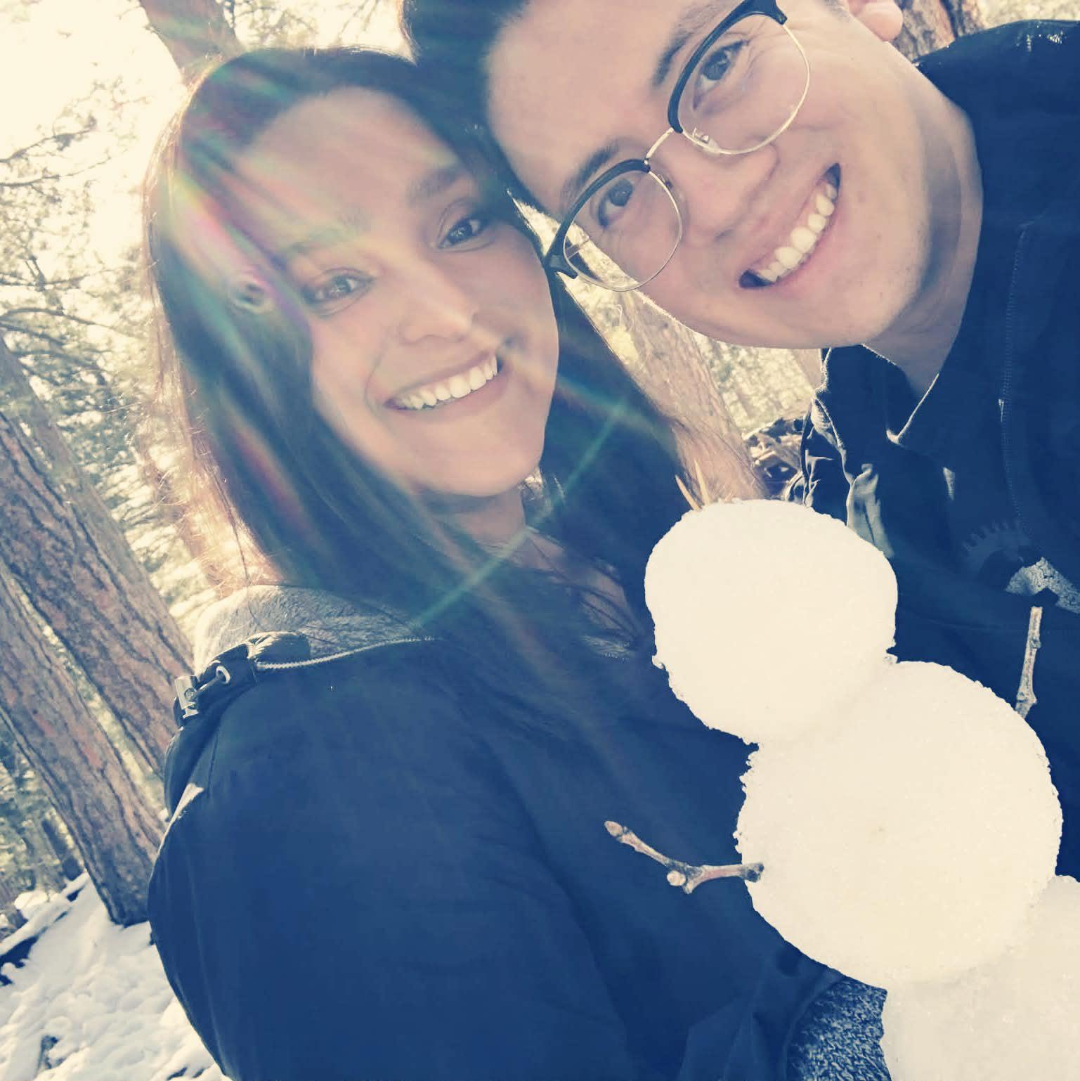 One of our first dates!