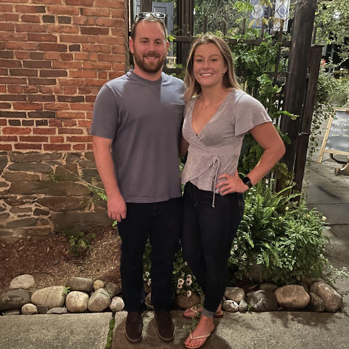 Our 1st date at Olde English Pub!