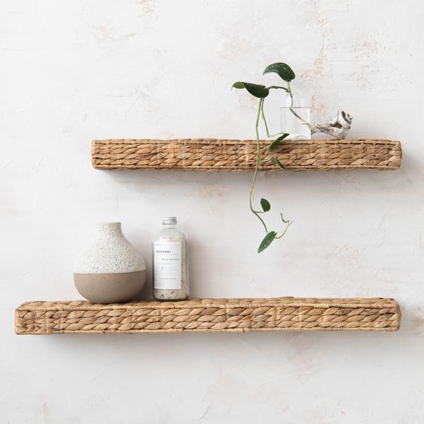 Hyacinth Woven Shelf