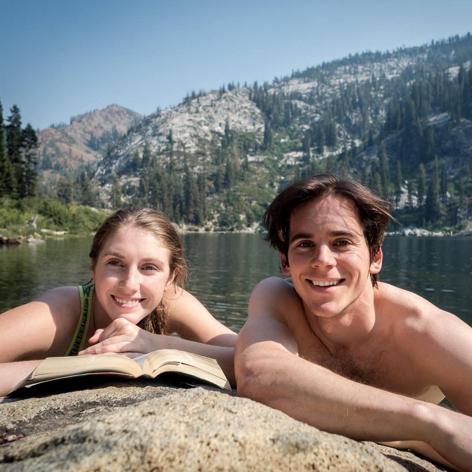 John likes to hike. Andrea likes to read. We combine our interests.