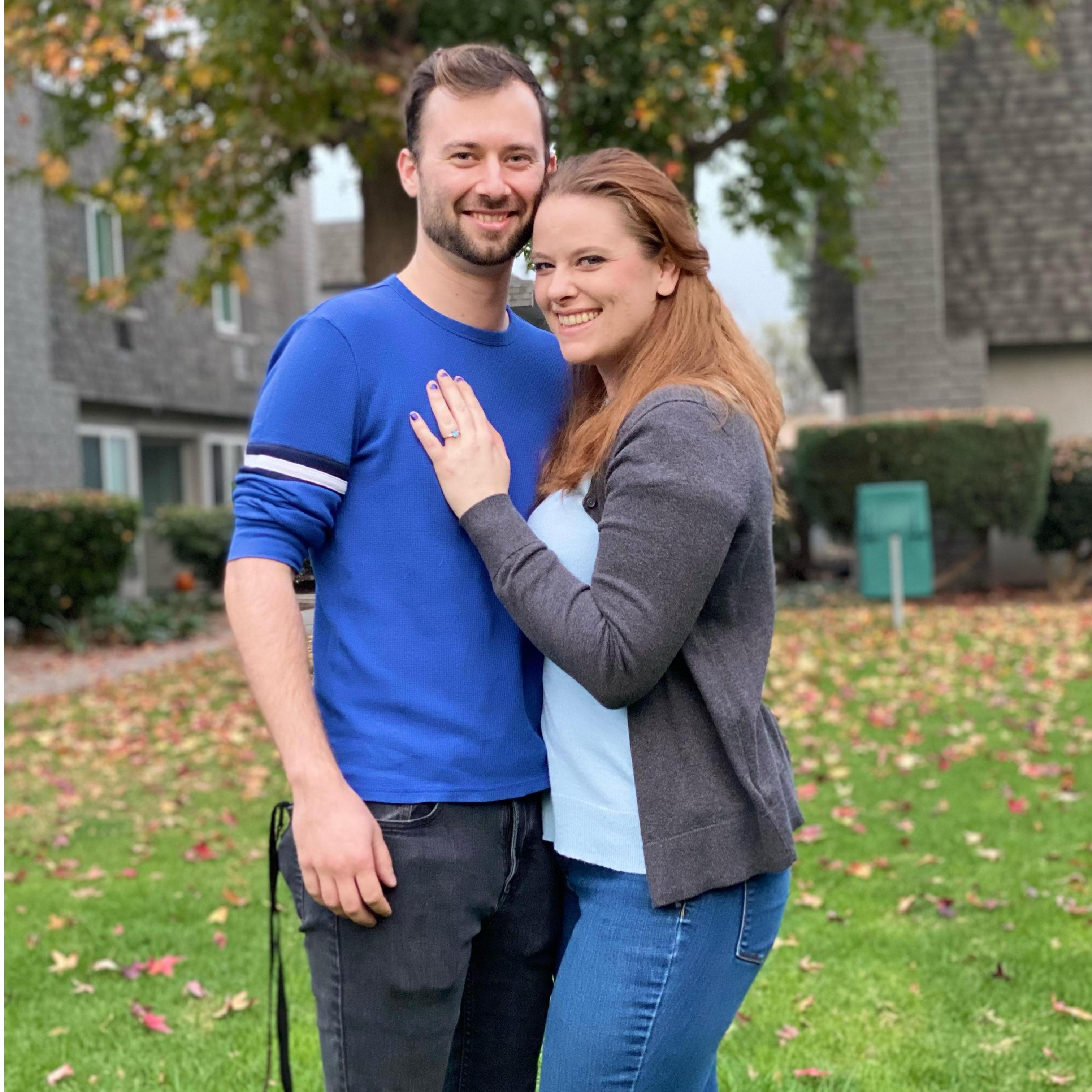 First photo after he asked for forever