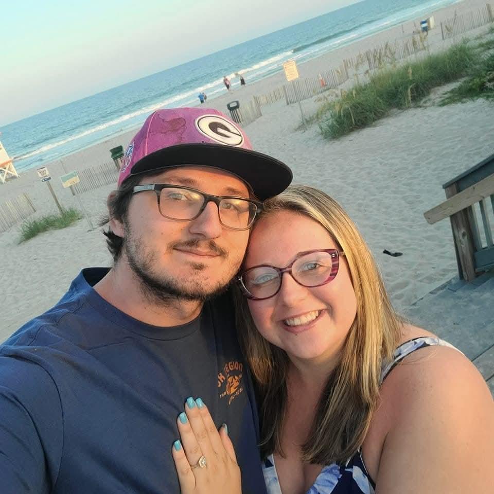 Right after our engagement in Myrtle Beach!