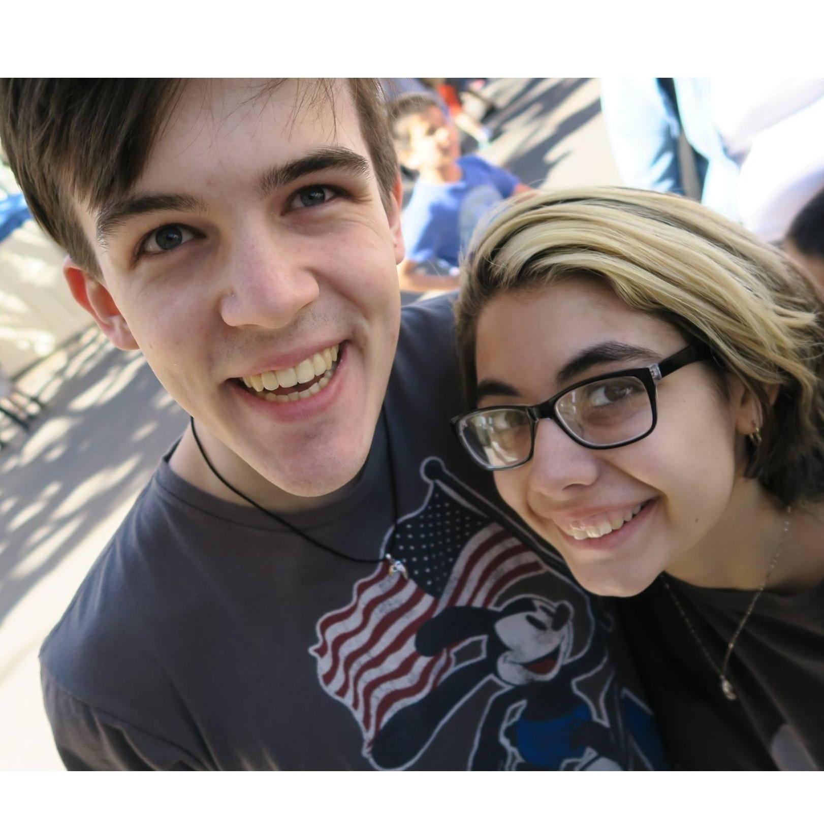 Taken during our very first time meeting in 2016!